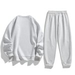 画像3:  Unisex Two-stripe men's crew neck set-up‎  Jacket + Pant ユニセックス 男女兼用 2本ラインメンズ丸首セットアップ 上下 (3)