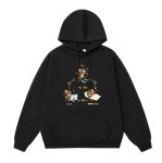 画像1: 3-point line Tom and Jerry print hoodie Sweat　 ユニセックス メンズ 男女兼用 3点ライントム＆ジェリープリントフーディ スウェット  (1)