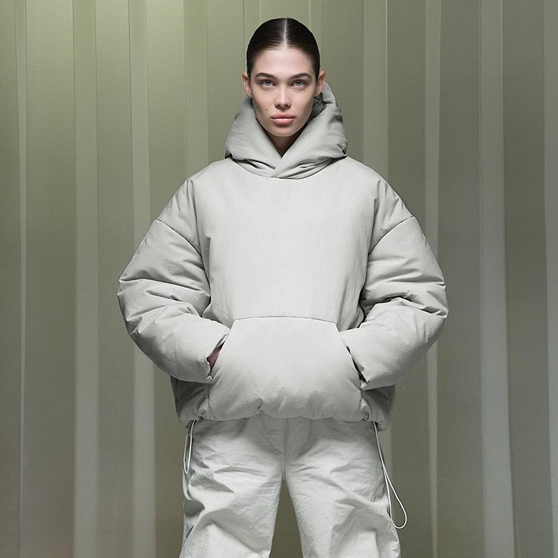 画像7: Hoodie down jacket Coat 　フーディーダウンジャケット コート (7)