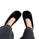 画像3: Women's Fluffy fur flat pumps　フワフワファー フラット パンプス シューズ  (3)