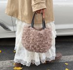 画像8: Mongolian fur tote bag　モンゴリアンファー調トートバッグ (8)