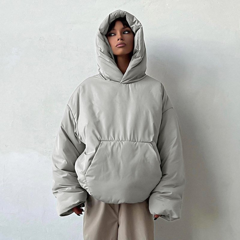 画像6: Hoodie down jacket Coat 　フーディーダウンジャケット コート (6)