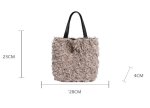 画像5: Mongolian fur tote bag　モンゴリアンファー調トートバッグ (5)