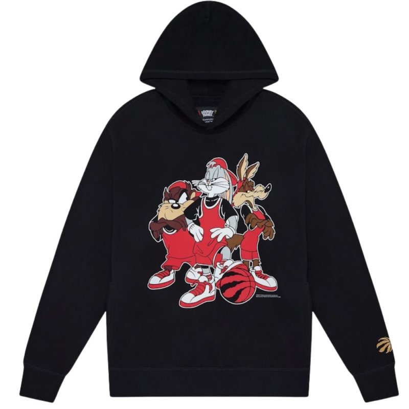 画像1: Bugs Bunny & Friends Basketball Team print hoodie  Sweat　 ユニセックス メンズ 男女兼用バッグスバニーと仲間バスケットボールチームプリントフーディ スウェット  (1)