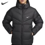 画像5:  Unisex Not Swoosh logo  zip-up Down coat Jacket   ユニセックス 男女兼用 防寒  ロゴフーディダウンコート ジャケット ベンチコート (5)