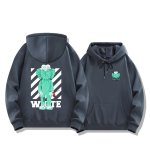 画像9: Unisex Sesame Street Cookie Monster KAWS Print Long sleeves Hoodie 　セサミーストリートクッキーモンスターカウズ プリントフーディ  パーカー  (9)