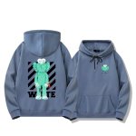 画像7: Unisex Sesame Street Cookie Monster KAWS Print Long sleeves Hoodie 　セサミーストリートクッキーモンスターカウズ プリントフーディ  パーカー  (7)