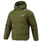 画像3:  Unisex Not Swoosh logo  zip-up Down coat Jacket   ユニセックス 男女兼用 防寒  ロゴフーディダウンコート ジャケット ベンチコート (3)