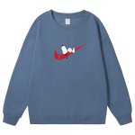 画像4: 25 Swoosh x Sleeping Snoopy sweatshirt ユニセックス男女兼用 スリーピング スヌーピー スウェットトレーナー  (4)
