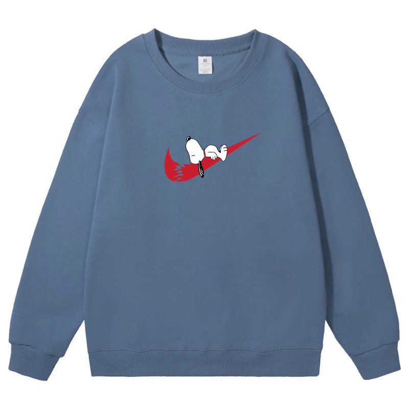 画像4: 25 Swoosh x Sleeping Snoopy sweatshirt ユニセックス男女兼用 スリーピング スヌーピー スウェットトレーナー  (4)