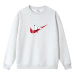 画像5: 25 Swoosh x Sleeping Snoopy sweatshirt ユニセックス男女兼用 スリーピング スヌーピー スウェットトレーナー  (5)