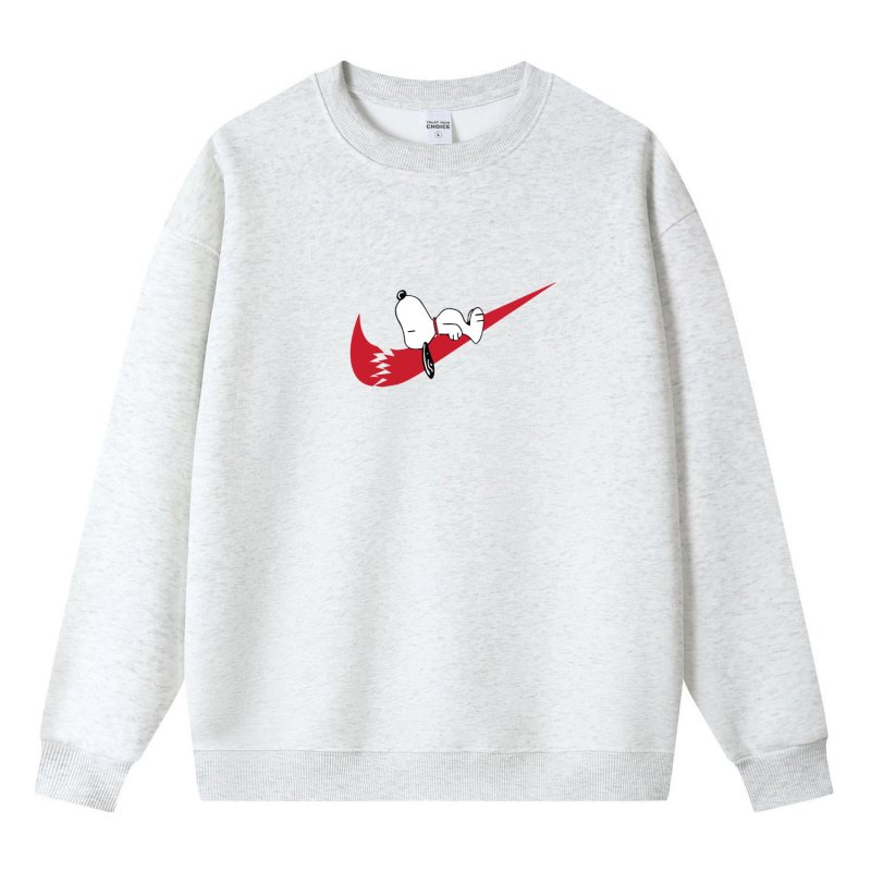 画像5: 25 Swoosh x Sleeping Snoopy sweatshirt ユニセックス男女兼用 スリーピング スヌーピー スウェットトレーナー  (5)