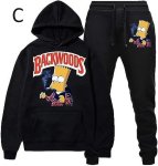 画像4:  Unisex Simpson Backwoods Hoodie and Pants Set　ユニセックス 男女兼用シンプソンバックウッズフーディ＆パンツセットアップ上下 (4)