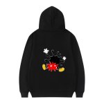 画像2:  Unisex paintball hidden mickey mouse hoodie 　ユニセックス 男女兼用ペイントボール隠れミッキーマウスフーデパーカーィ (2)