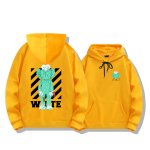 画像6: Unisex Sesame Street Cookie Monster KAWS Print Long sleeves Hoodie 　セサミーストリートクッキーモンスターカウズ プリントフーディ  パーカー  (6)