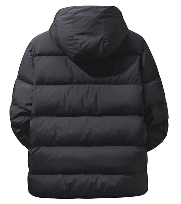 画像4:  Unisex Not Swoosh logo  zip-up Down coat Jacket   ユニセックス 男女兼用 防寒  ロゴフーディダウンコート ジャケット ベンチコート (4)