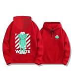 画像8: Unisex Sesame Street Cookie Monster KAWS Print Long sleeves Hoodie 　セサミーストリートクッキーモンスターカウズ プリントフーディ  パーカー  (8)