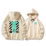 画像1: Unisex Sesame Street Cookie Monster KAWS Print Long sleeves Hoodie 　セサミーストリートクッキーモンスターカウズ プリントフーディ  パーカー  (1)