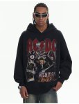 画像3: Unisex ACDC Band Vintage Style Hoodie Long sleeves Hoodie ACDCバンドヴィンテージスタイルフーディ  パーカー バンド (3)