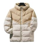 画像6:  Unisex Not Swoosh logo  zip-up Down coat Jacket   ユニセックス 男女兼用 防寒  ロゴフーディダウンコート ジャケット ベンチコート (6)