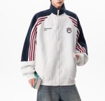 画像6: Unisex Colorblock Zip-Up College Sweat Jacket　ユニセックス男女兼用カラーブロックジップアップカレッジスウェットジャケット (6)