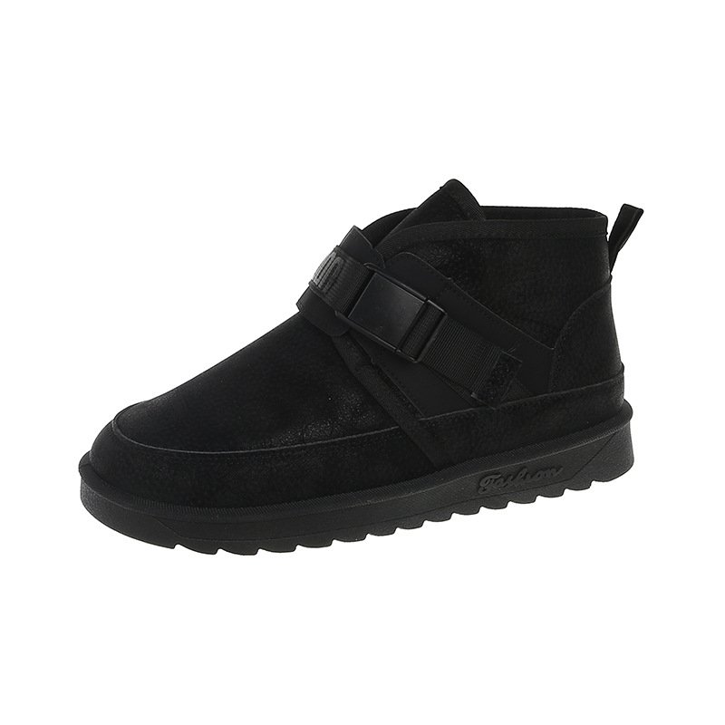 画像3: Unisex Webbing Vamp Strap Snapback Short Boots desert boots　男女兼用ユニセックスシープスキンストラップショートブーツデザートブーツ (3)