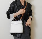 画像10: Fur Square Tote Shoulder Backpack Bag　ファースクエアトートショルダーバックパックバッグ　 (10)