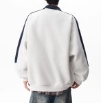 画像4: Unisex Colorblock Zip-Up College Sweat Jacket　ユニセックス男女兼用カラーブロックジップアップカレッジスウェットジャケット (4)