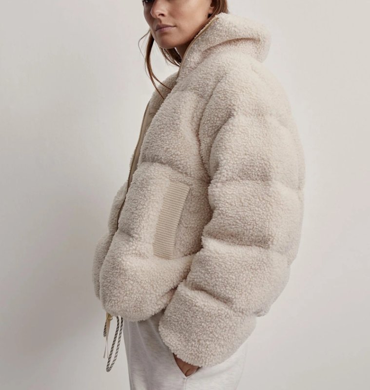 画像5: Fur stand collar down jacket coat　ファースタンドカラーダウンジャケットコート (5)