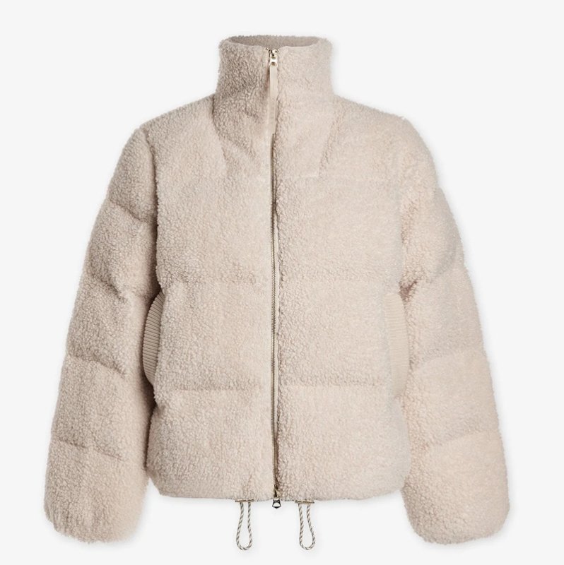 画像6: Fur stand collar down jacket coat　ファースタンドカラーダウンジャケットコート (6)