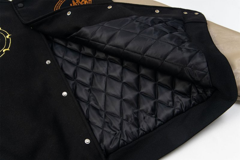 画像4: Kenvibe Moon Astrology Embroidery baseball jacket Stadium jacket　 ユニセックス男女兼用Kenvibe月占星術刺繍スタジャンスタジアムジャンブルゾン (4)