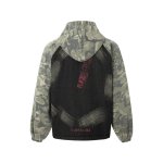 画像4: Mint Cat Stitch Graffiti Camouflage Hoodie Jacket Coat　 ユニセックス男女兼用ミントカモフラージュグラフィックポイントフーディジャケットブルゾン (4)