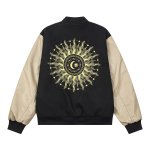 画像3: Kenvibe Moon Astrology Embroidery baseball jacket Stadium jacket　 ユニセックス男女兼用Kenvibe月占星術刺繍スタジャンスタジアムジャンブルゾン (3)