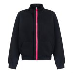 画像6:  Unisex Three Stripes Stand Collar Sweatshirt & PantsJacket + Pant ユニセックス 男女兼用  スタンドカラージバック3ラインジップアップ セットアップ 上下 (6)