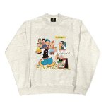 画像3: Unisex Hip Hop Popeye Family Print Round Neck Sweatshirt 男女兼用 プリント スウェット プルオーバー トレーナー (3)