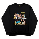 画像1: Unisex Hip Hop Popeye Family Print Round Neck Sweatshirt 男女兼用 プリント スウェット プルオーバー トレーナー (1)