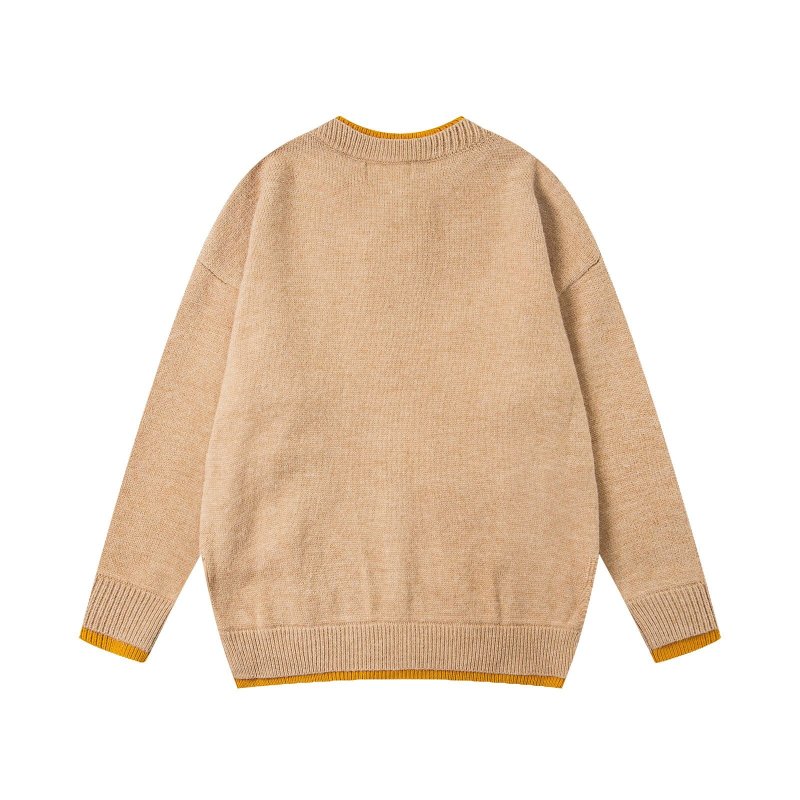 画像4: Unisex Goofy Pluto Round Neck Cardigan Jacket　グーフィー・プルートラウンドネック編み込み カーディガンジャケット (4)