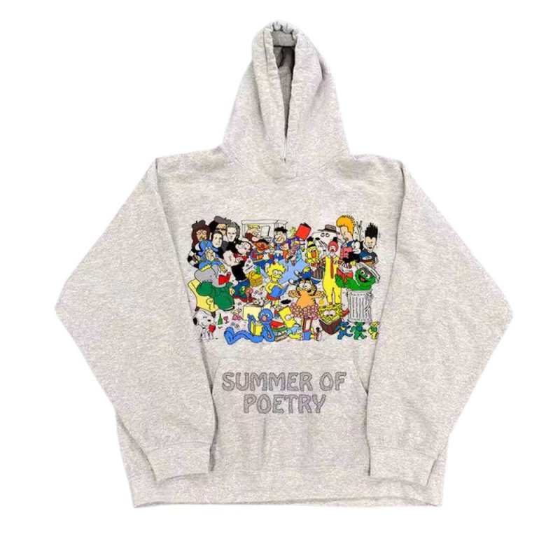 画像1: Unisex Snoopy & Sesame Street & Comic Character Print Long sleeves Hoodie 　スヌーピー＆セサミストリート＆コミックスキャラクタープリントフーディ  パーカー  (1)