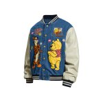 画像4: Unisex Winnie the Pooh & Tigger Embroidered Jacket Coat 　ユニセックス 男女兼用くまのプーさん＆ティガー 刺繍ジャケットコート (4)