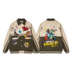 画像1: Unisex Magician Tom and Jerry Embroidered Jacket Coat 　ユニセックス 男女兼用マジシャントムとジェリートム&ジェリー 刺繍ジャケットコート (1)