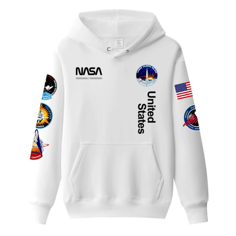 画像3: Unisex NASA Sweat Hoodie ユニセックス 男女兼用 ナサ スウェット パーカー (3)