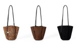画像4: Suede bucket shoulder tote bag　 バケットスエード調ショルダートートバッグ (4)