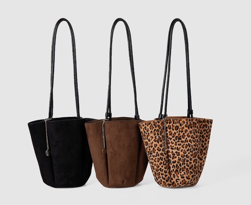 画像12: Suede bucket shoulder tote bag　 バケットスエード調ショルダートートバッグ (12)