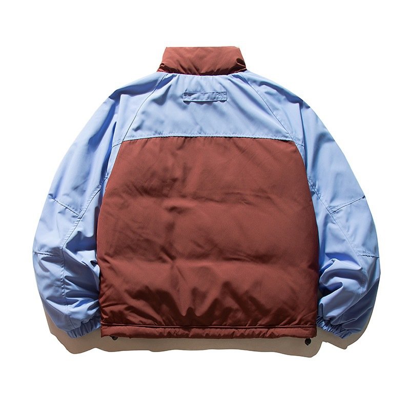 画像2: Stand collar oversized down jacket　 ユニセックス男女兼用スタンドカラーダウンジャケットブルゾン (2)