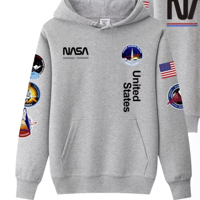 画像4: Unisex NASA Sweat Hoodie ユニセックス 男女兼用 ナサ スウェット パーカー (4)