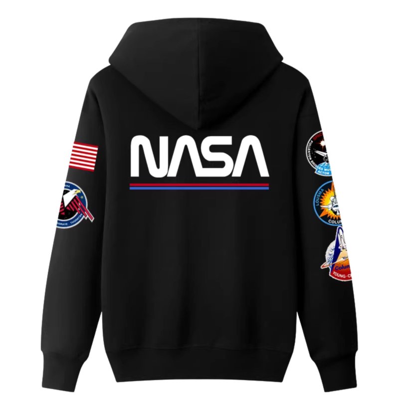 画像2: Unisex NASA Sweat Hoodie ユニセックス 男女兼用 ナサ スウェット パーカー (2)