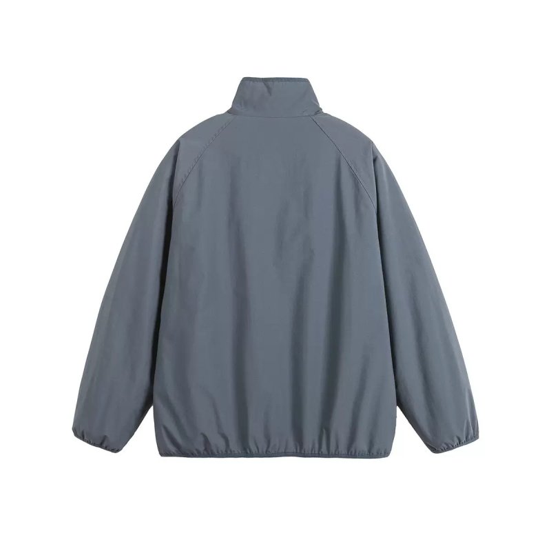 画像4: Reversible colorblock zip-up jacket　 ユニセックス男女兼用リバーシブルカラーブロックジップアップジャケットブルゾン (4)