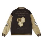 画像1: Puzzle baseball jackets baseball uniform jacket blouson ユニセックス 男女兼用 パズル ベースボール 刺繍 スタジアムジャンパー スタジャン ジャケットブルゾン (1)