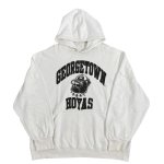 画像2: Vintage Georgetown Hoyas bulldog HoodieSweatshirt 古着風 ヴィンテージ風 ユニセックス男女兼用ジョージタウン・ホヤス ブルドッグスウェット パーカー (2)