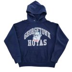画像3: Vintage Georgetown Hoyas bulldog HoodieSweatshirt 古着風 ヴィンテージ風 ユニセックス男女兼用ジョージタウン・ホヤス ブルドッグスウェット パーカー (3)